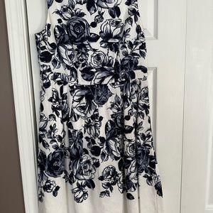 Talbots fit and flare dress
